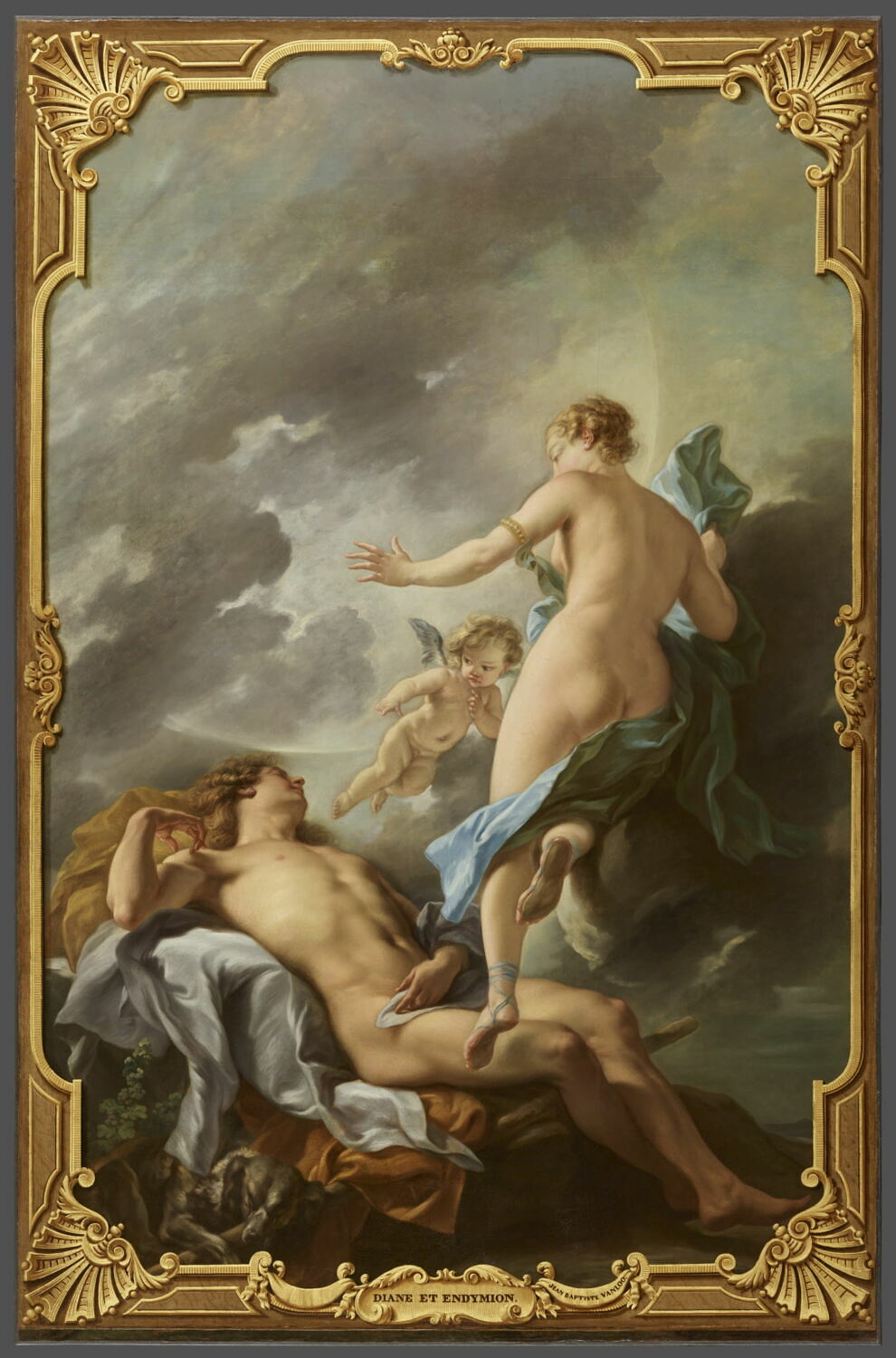 Diane et Endymion, Van Loo, Jean-Baptiste, 2e quart du XVIIIe siècle (1731)