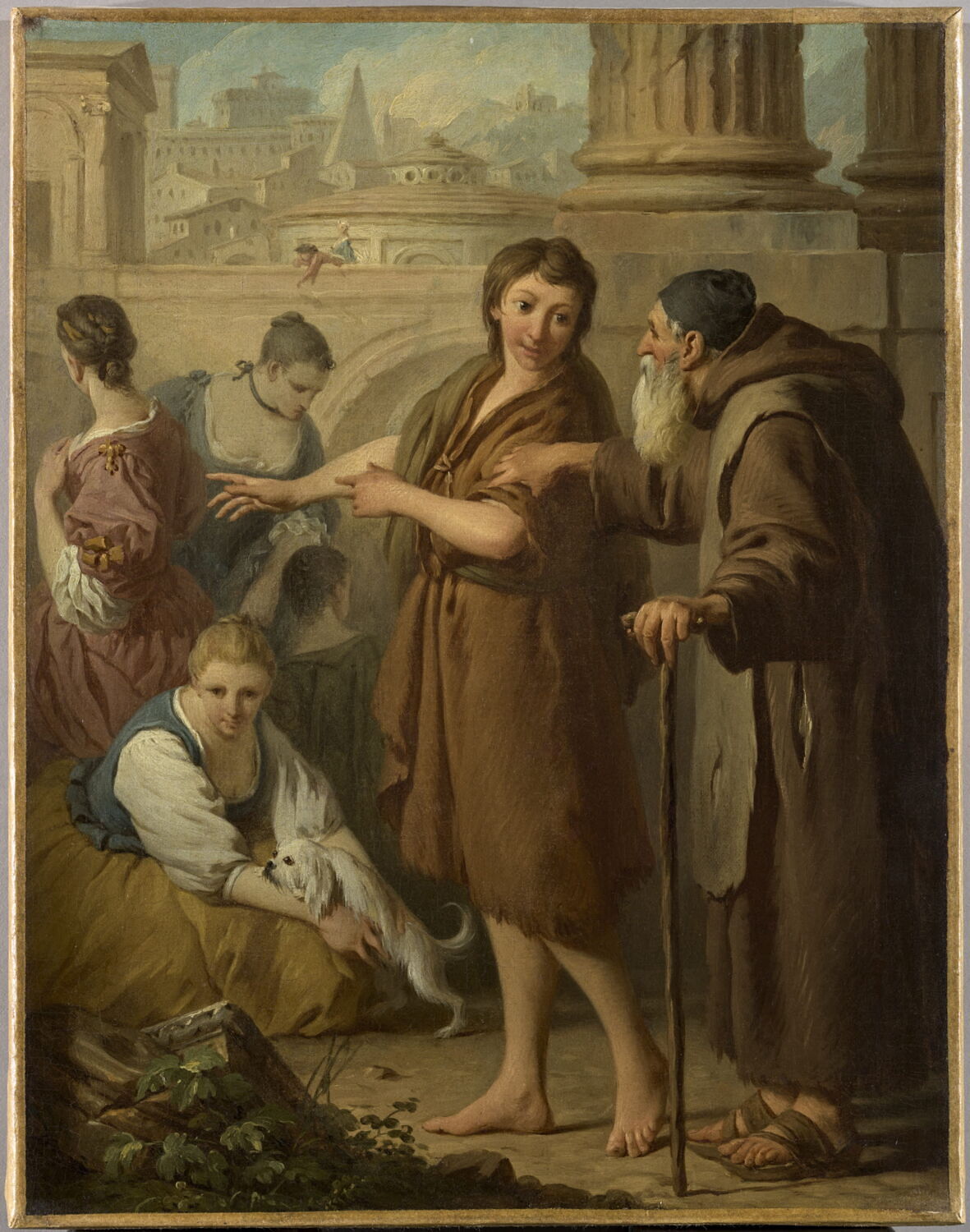 Les Oies du frère Philippe (La Fontaine, Contes), Subleyras, Pierre, 2e quart du XVIIIe siècle (1732 - 1736)