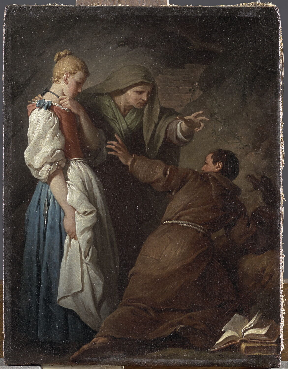 L'Ermite, ou Frère Luce (La Fontaine, Contes), Subleyras, Pierre, 2e quart du XVIIIe siècle (1732 - 1736)