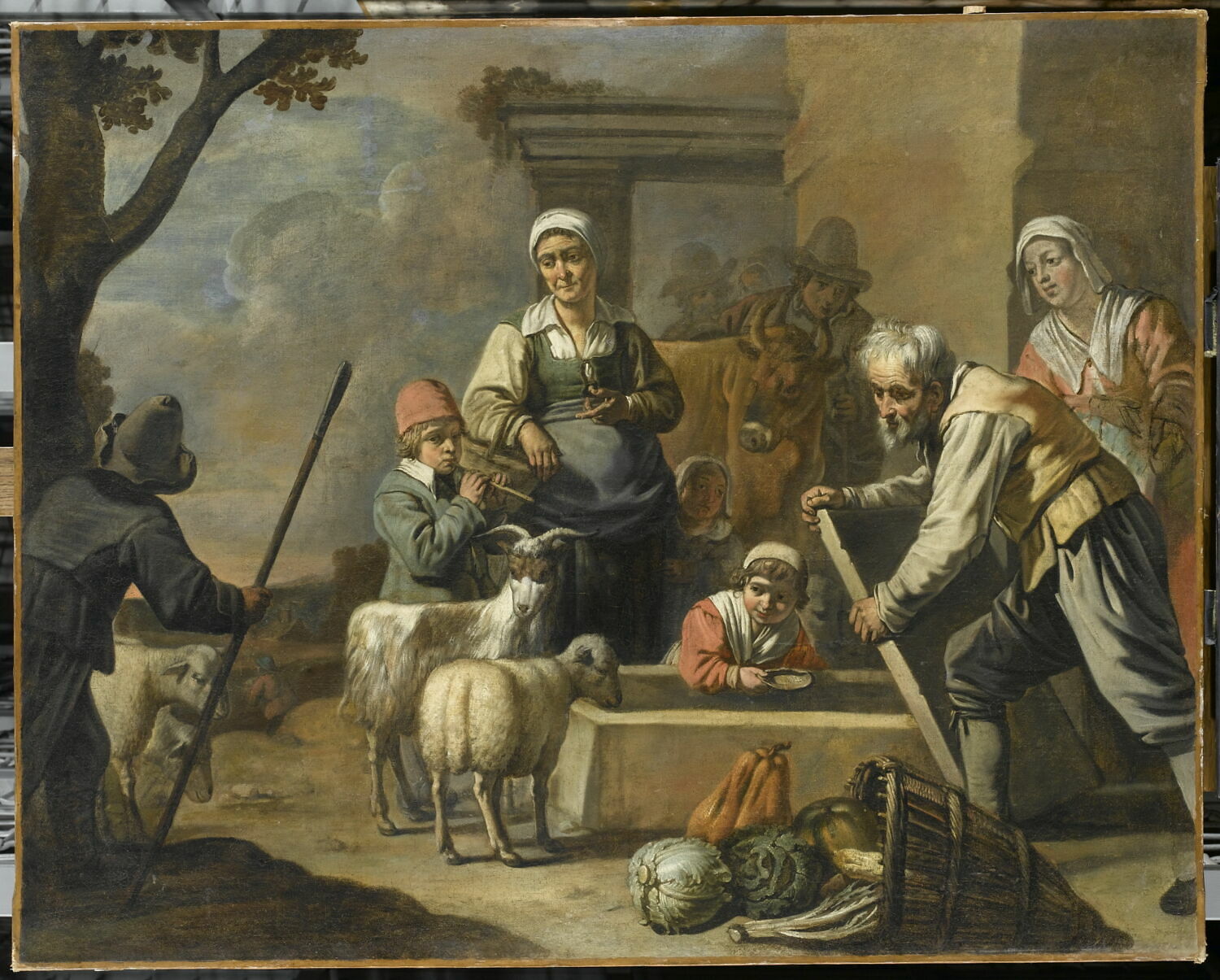 L'Abreuvoir, Maître aux Béguins, XVIIe siècle (vers 1650 - 1655)