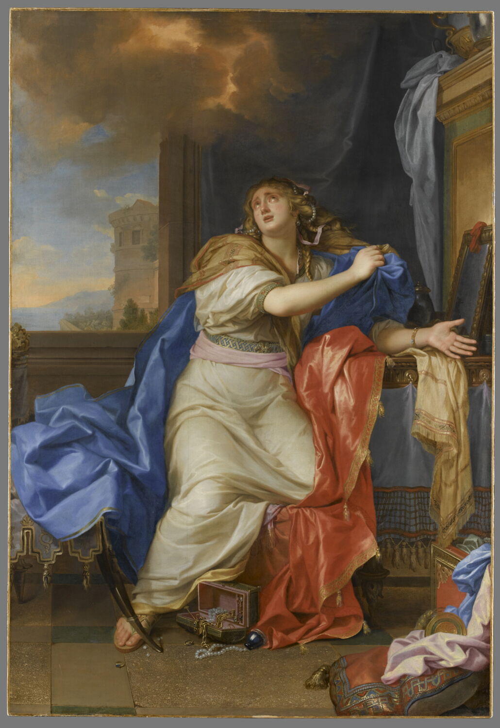 Sainte Madeleine renonçant aux vanités du monde Louvre Collections