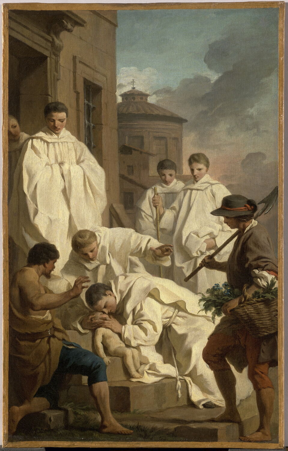 Saint Benoît ressuscite un enfant, Subleyras, Pierre, 2e quart du XVIIIe siècle (vers 1744)