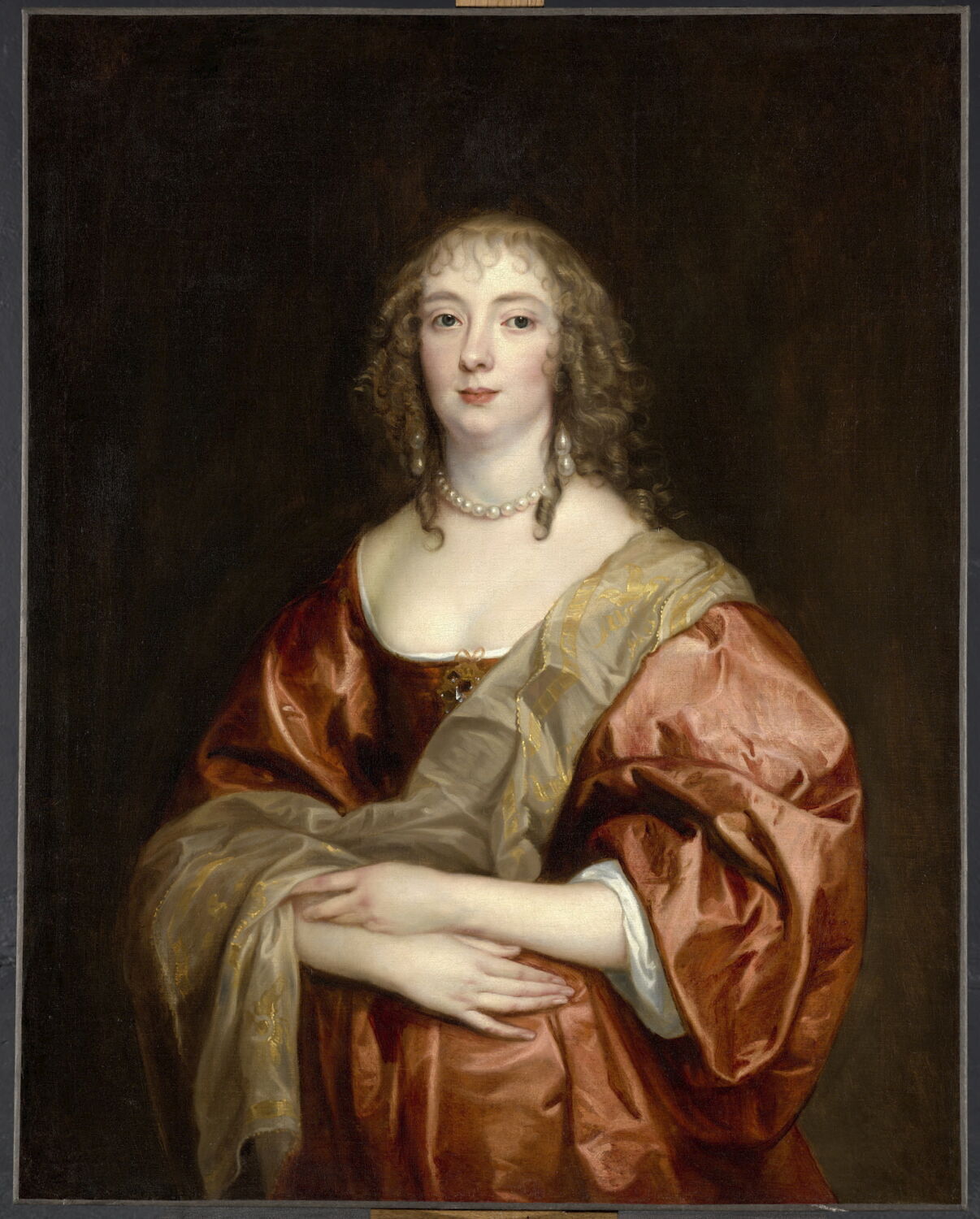 Portrait d'Ann Carr, Lady Russel, comtesse de Bedford (1615-1684), Dyck, Antoon van, XVIIe siècle (1600 - 1700)