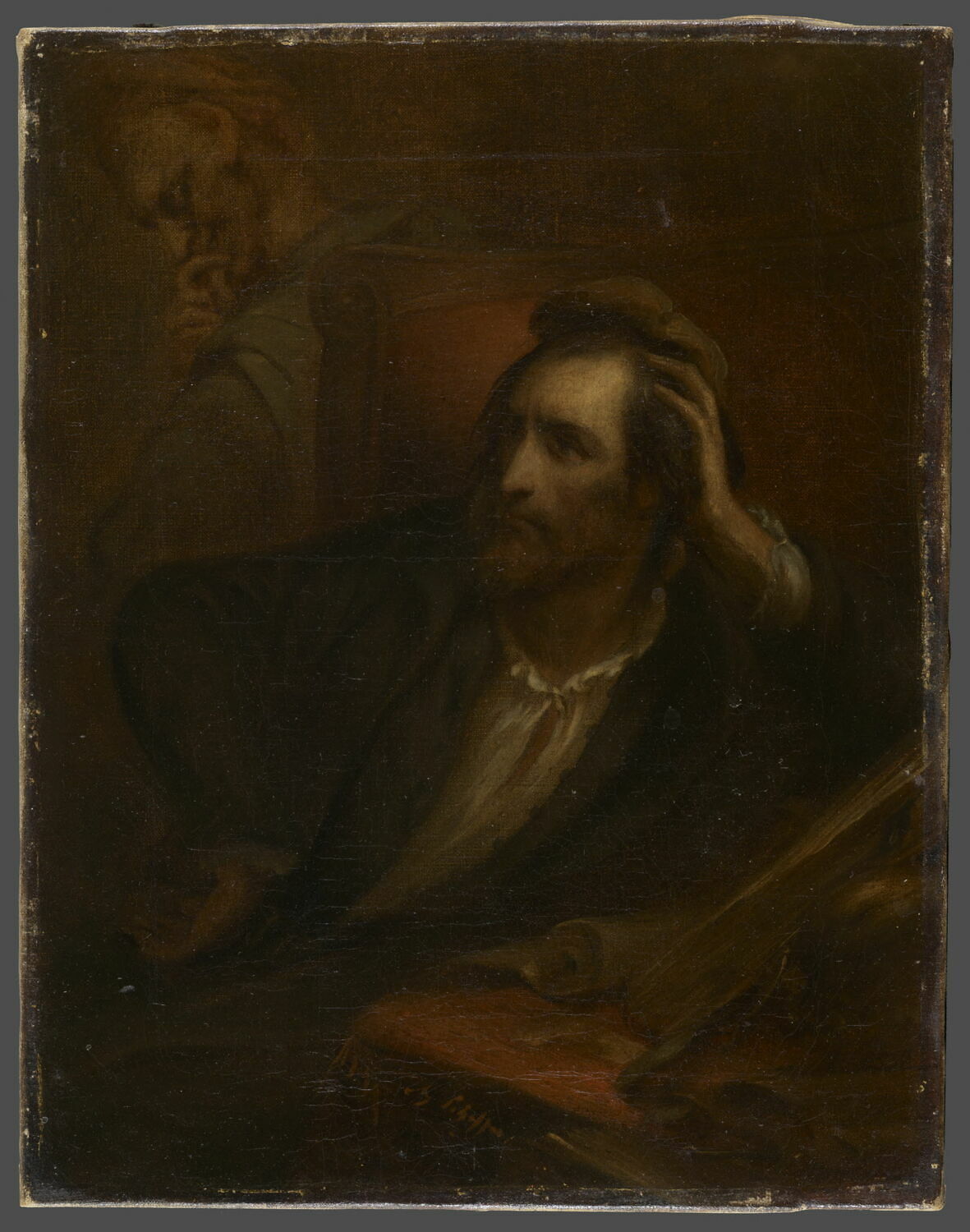 Faust dans son cabinet, Scheffer, Ary, 2e quart du XIXe siècle (1825 - 1850)