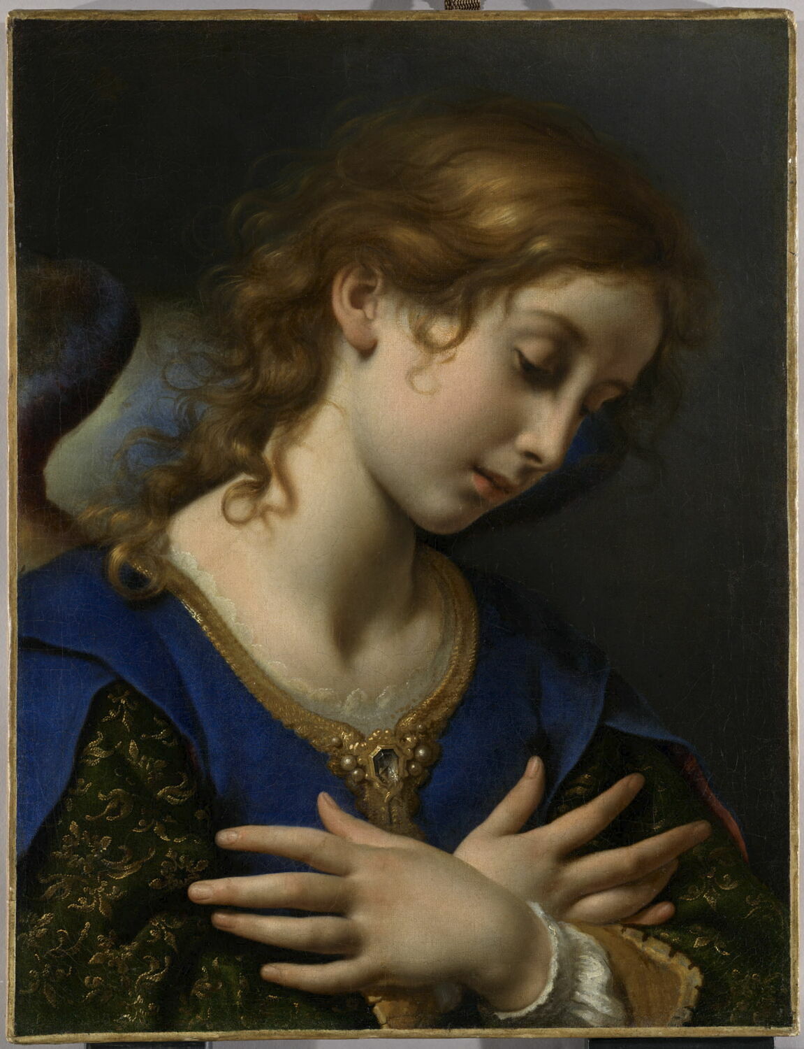 L'Ange de l'Annonciation, Dolci, Carlo, 3e quart du XVIIe siècle (vers 1653 - 1655)