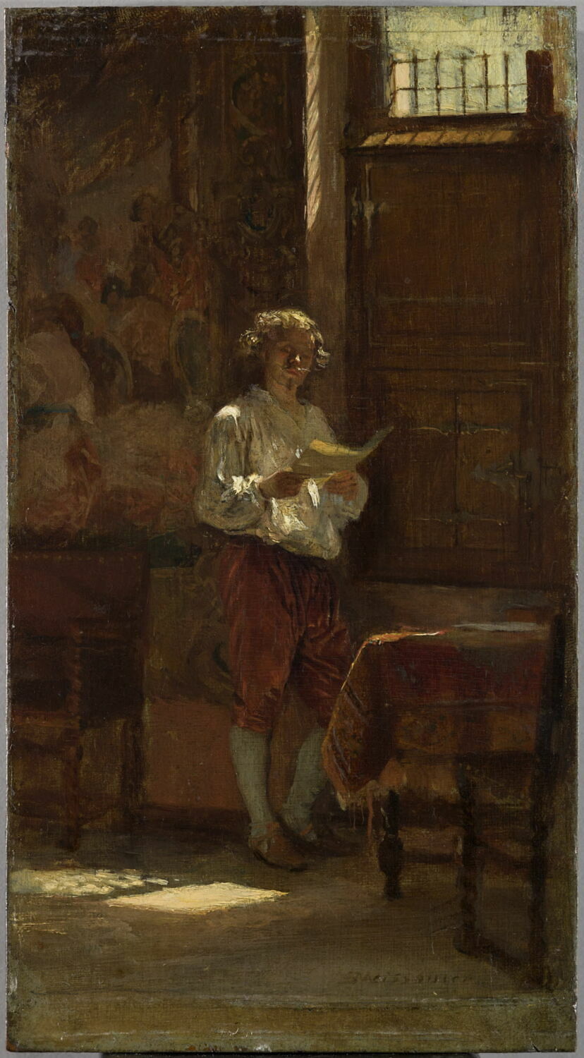 Le liseur, Meissonier, Ernest, 3e quart du XIXe siècle (1857)
