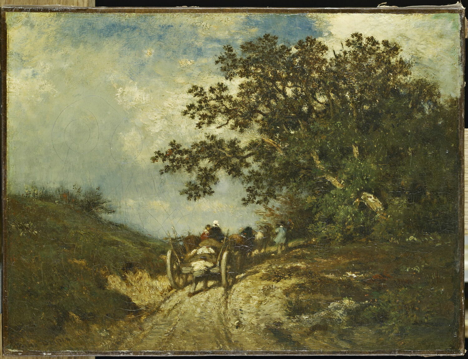 La petite charrette, Dupré, Jules, 3e quart du XIXe siècle (1850 - 1875)