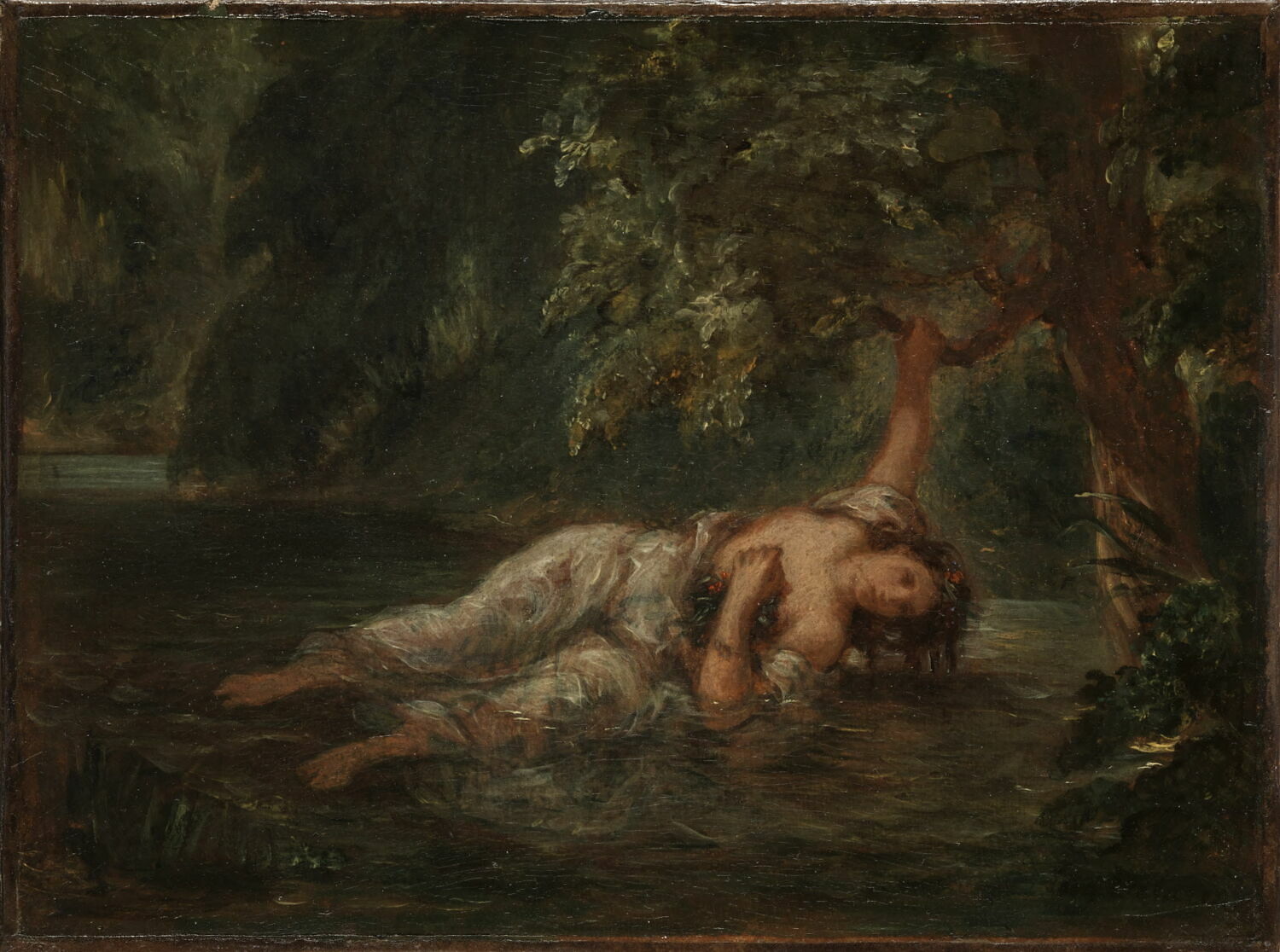 La mort d'Ophélie, Delacroix, Eugène, Milieu du XIXe siècle (1840 - 1860)