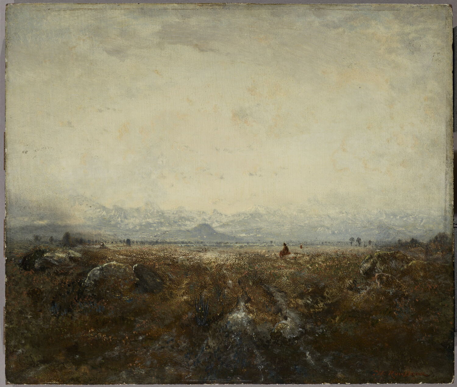 La plaine en avant des Pyrénées, Rousseau, Théodore, 2e quart du XIXe siècle (1844)