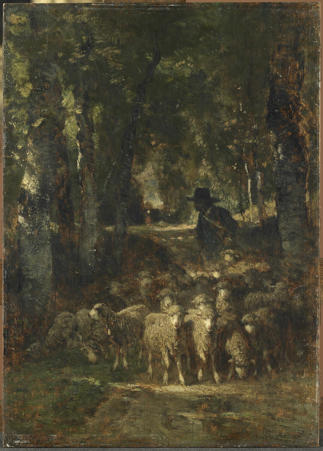 Troupeau de moutons, Troyon, Constant, 2e tiers du XIXe siècle (vers 1849)