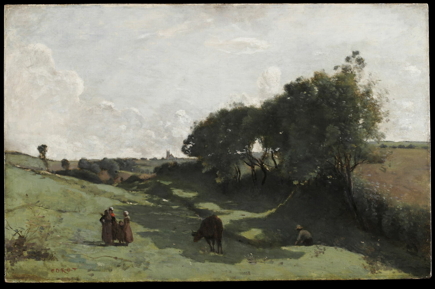 Le vallon., Corot, Jean-Baptiste Camille, 3e quart du XIXe siècle (1850 - 1875)