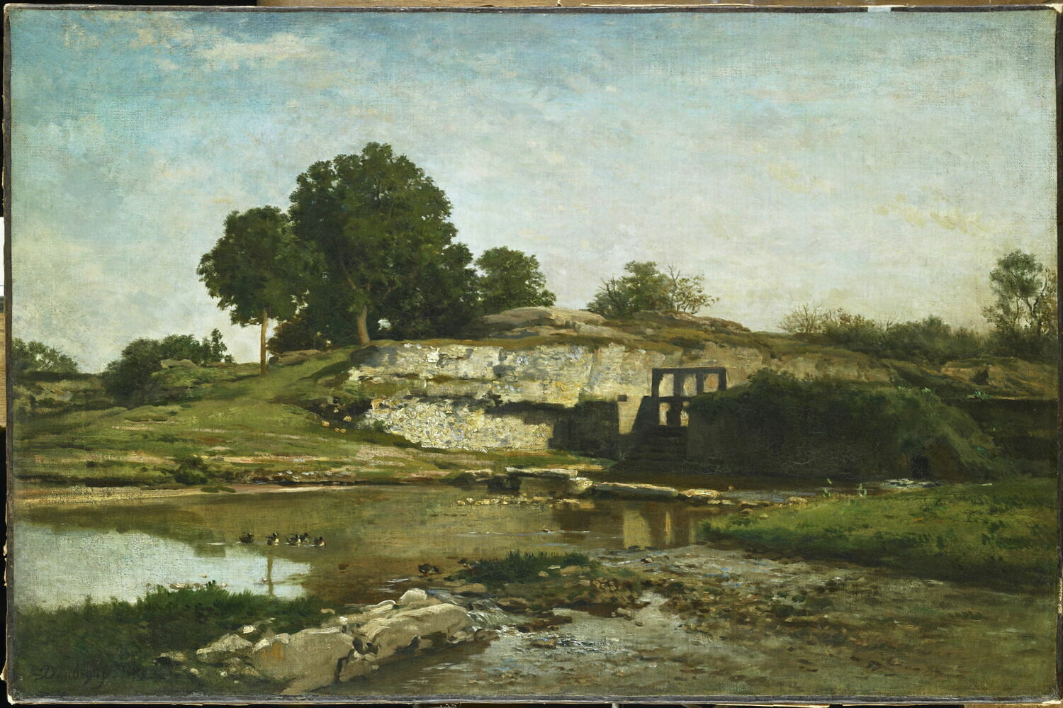 La vanne d'Optevoz (Isère)., Daubigny, Charles-François, 3e quart du XIXe siècle (1859)