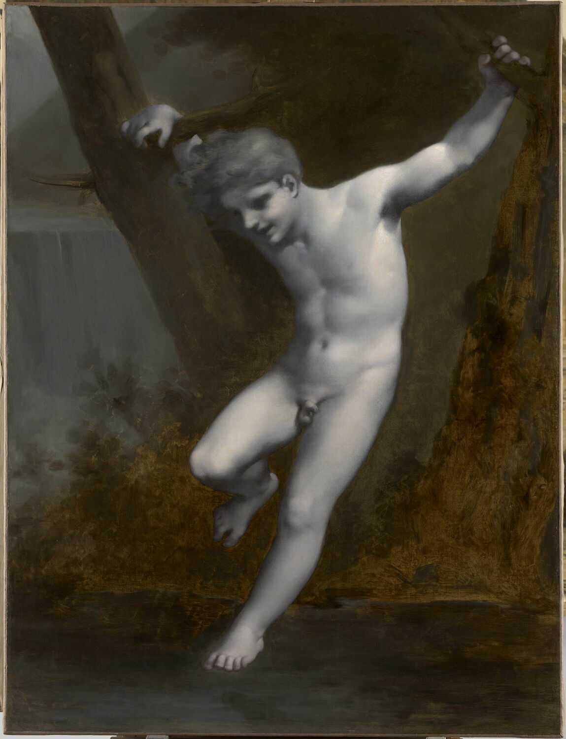 Jeune Zéphyr se balançant au-dessus de l'eau, Prud'hon, Pierre-Paul, 1e quart du XIXe siècle (1800 - 1825)
