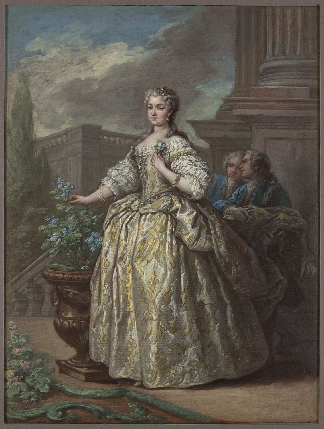Marie Leczinska (1703-1768), reine de France, femme de Louis XV, Van Loo, Charles-André, 2e quart du XVIIIe siècle (1747)