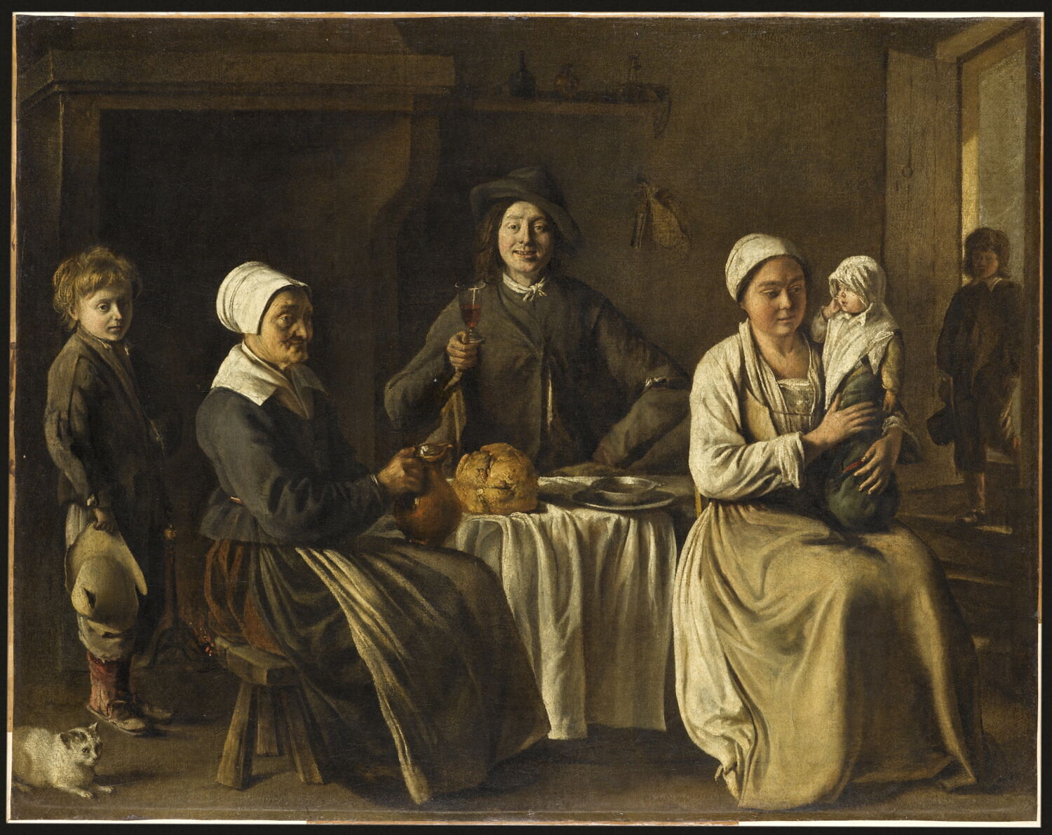 La Famille heureuse Louvre Collections