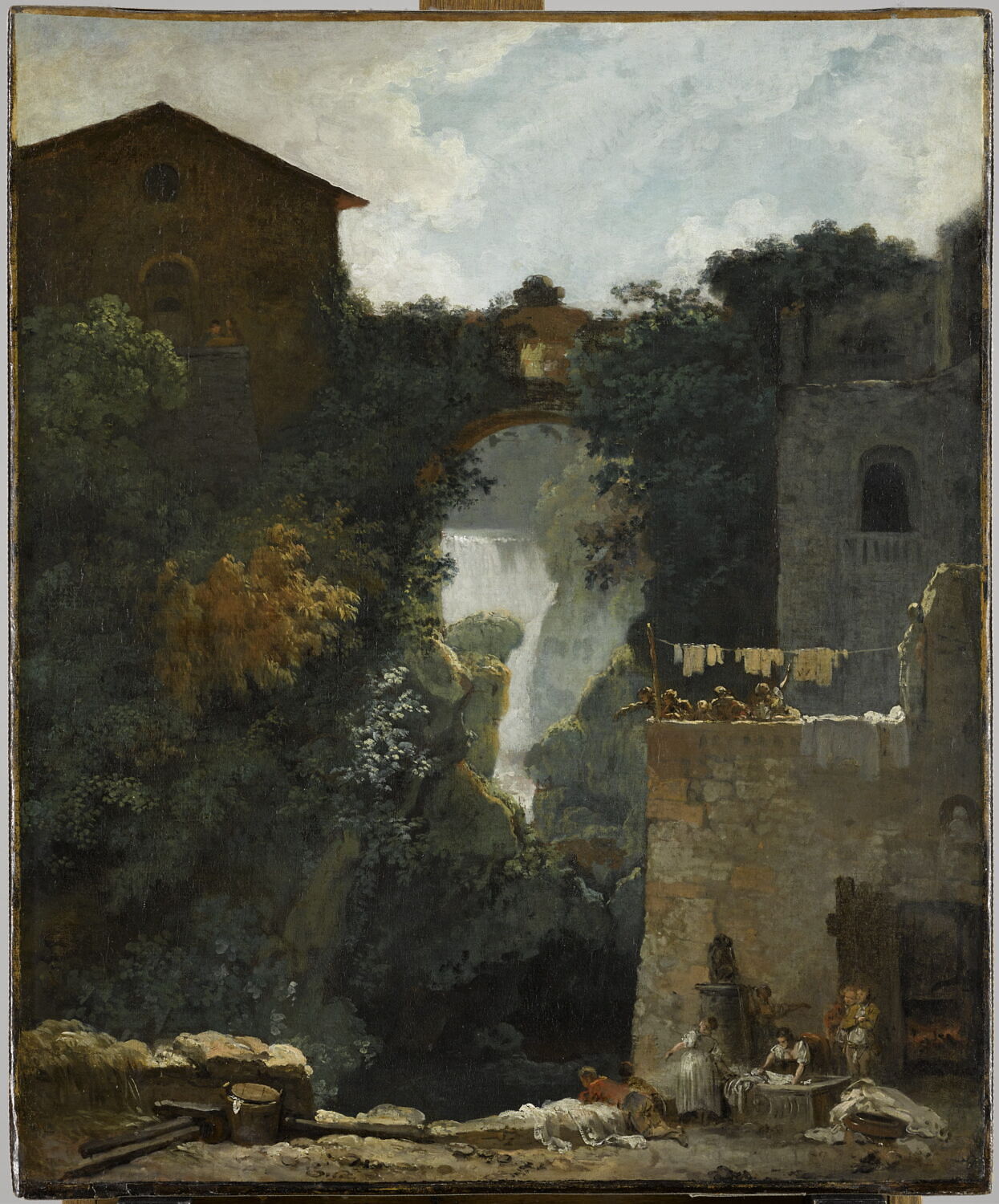 Cascatelles de Tivoli., Fragonard, Jean-Honoré, 3e quart du XVIIIe siècle (1750 - 1775)