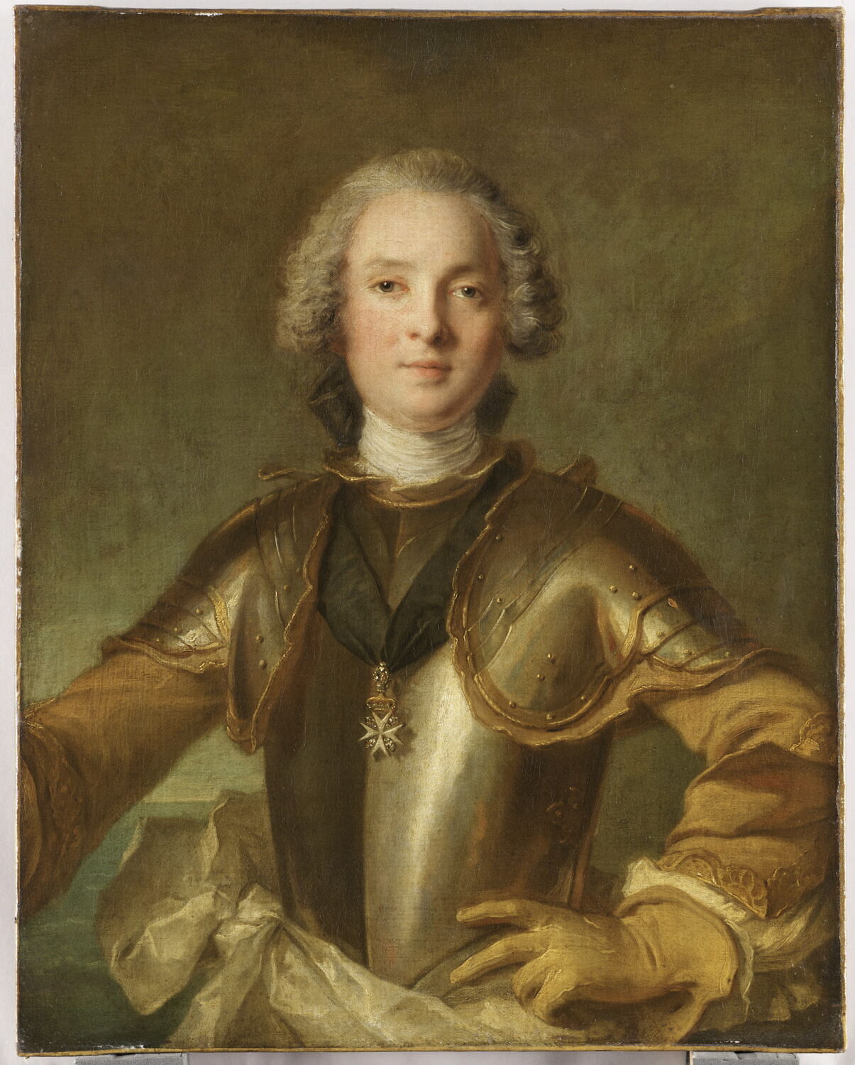 Portrait d'un commandeur de l'Ordre de Malte, peut-être Jean-Philippe, chevalier d'Orléans (1702-1748), Nattier, Jean-Marc, 2e quart du XVIIIe siècle (1739)