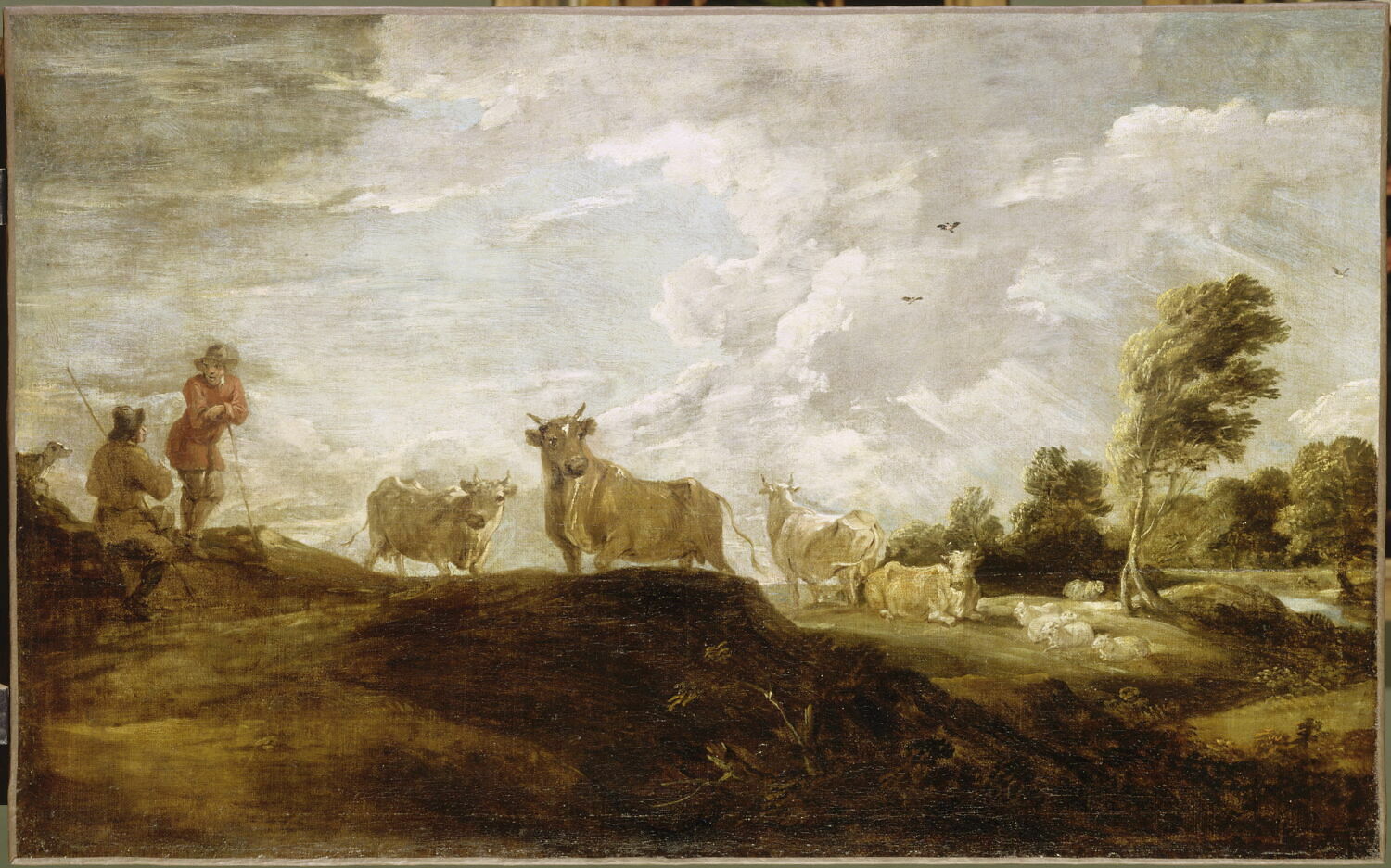 Paysage au taureau, Teniers, David II, 2e quart du XVIIe siècle (1625 - 1650)