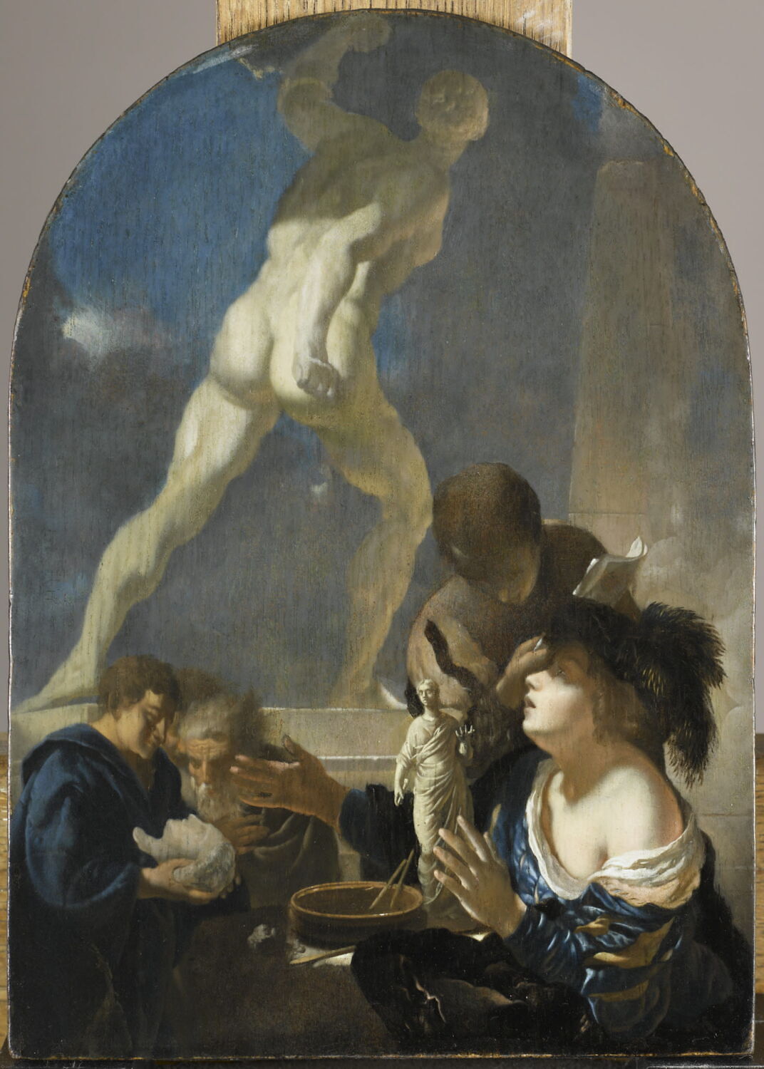 Allégorie relative à l’enseignement de la Peinture et des Arts, Werff, Adriaen van der, XVIIe siècle (vers 1680)