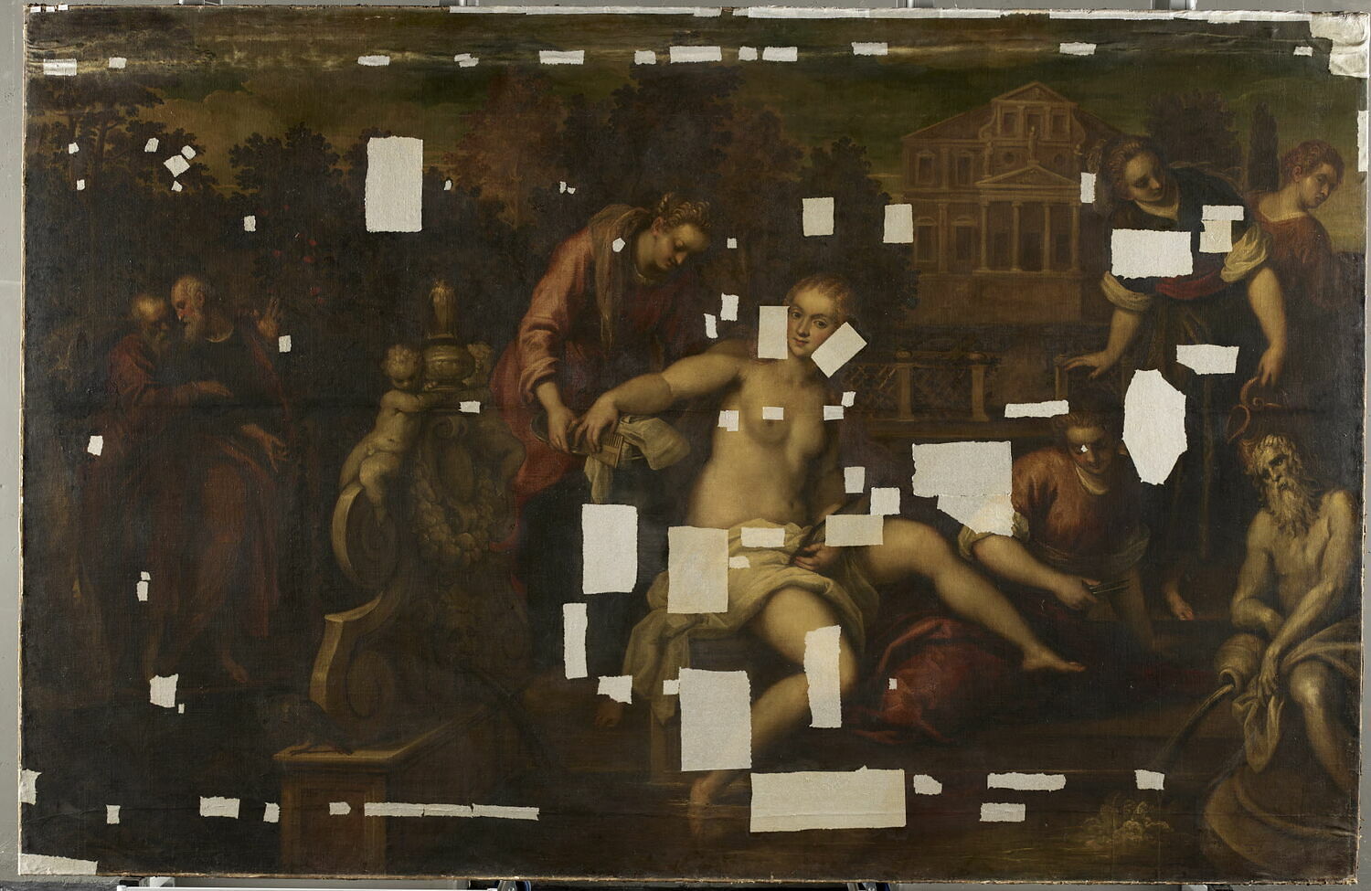 Suzanne au bain, Palma Giovane, 1e moitié du XVIIe siècle (1600 - 1650)