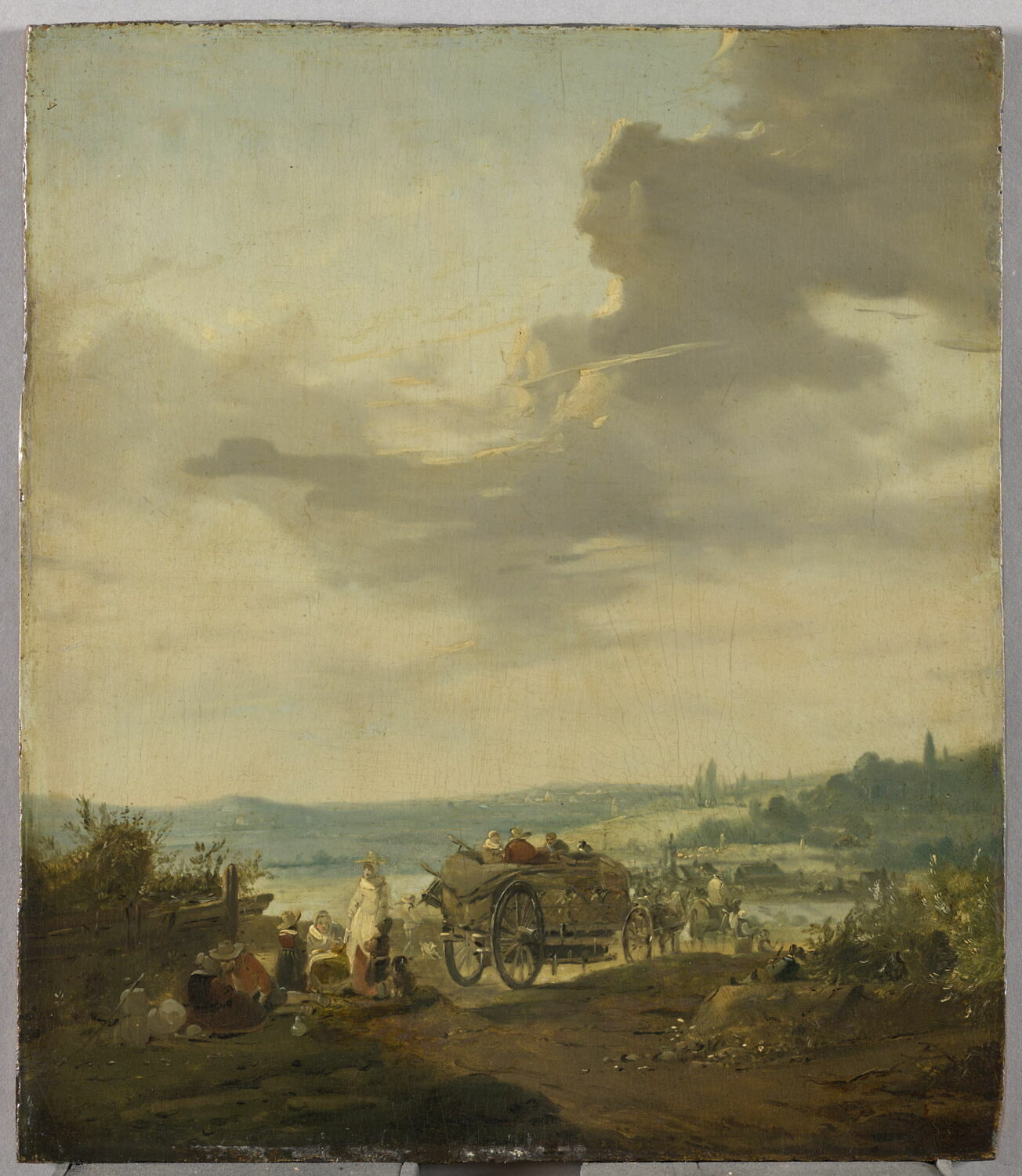 La Route du marché., Debucourt, Philibert-Louis, 2e moitié du XVIIIe siècle (1750 - 1800)