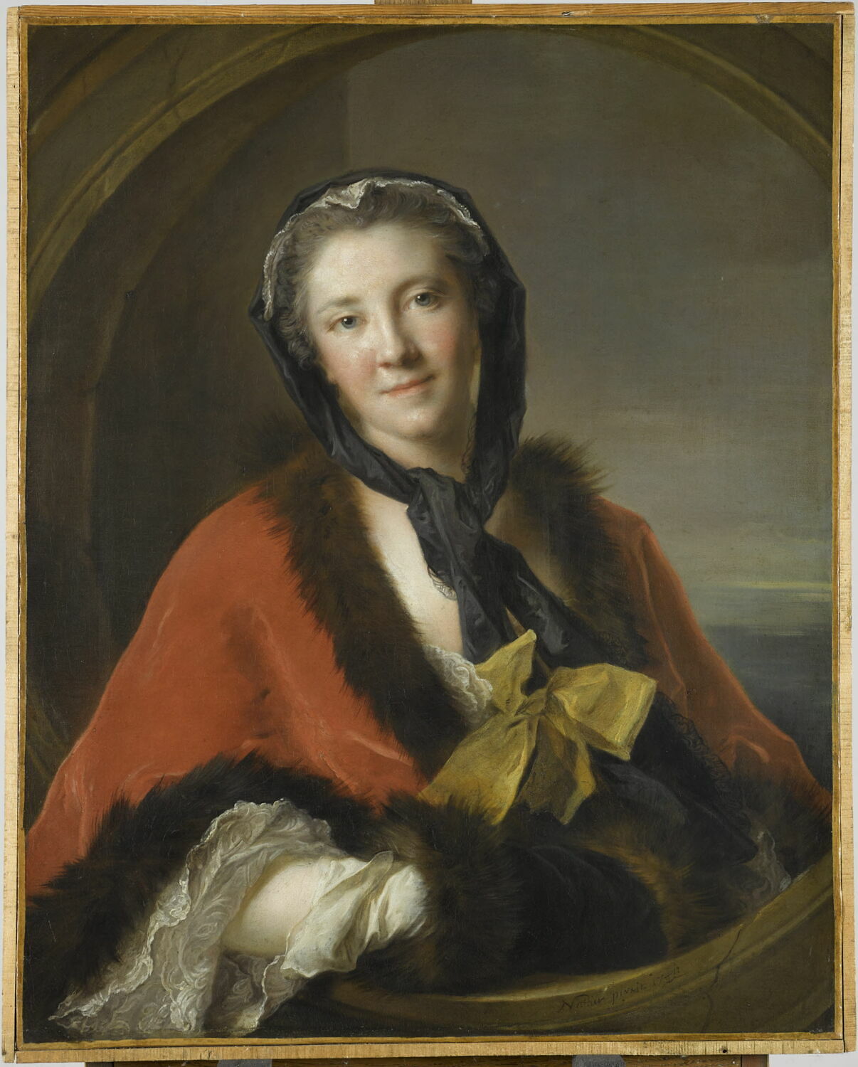 La comtesse Tessin. Louise Ulrique Sparre de Sundby (1711-1768), femme du comte Charles-Gustave Tessin, ambassadeur de Suède à Paris, Nattier, Jean-Marc, 2e quart du XVIIIe siècle (1741)
