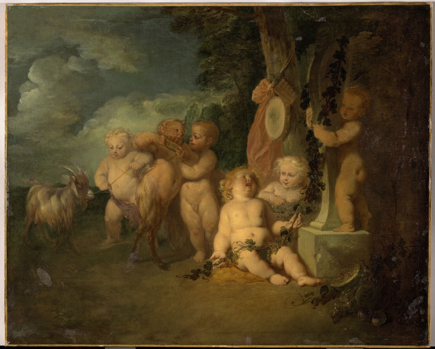 Les Enfants de Bacchus, Watteau, Jean-Antoine, XVIIIe siècle (1700 - 1800)