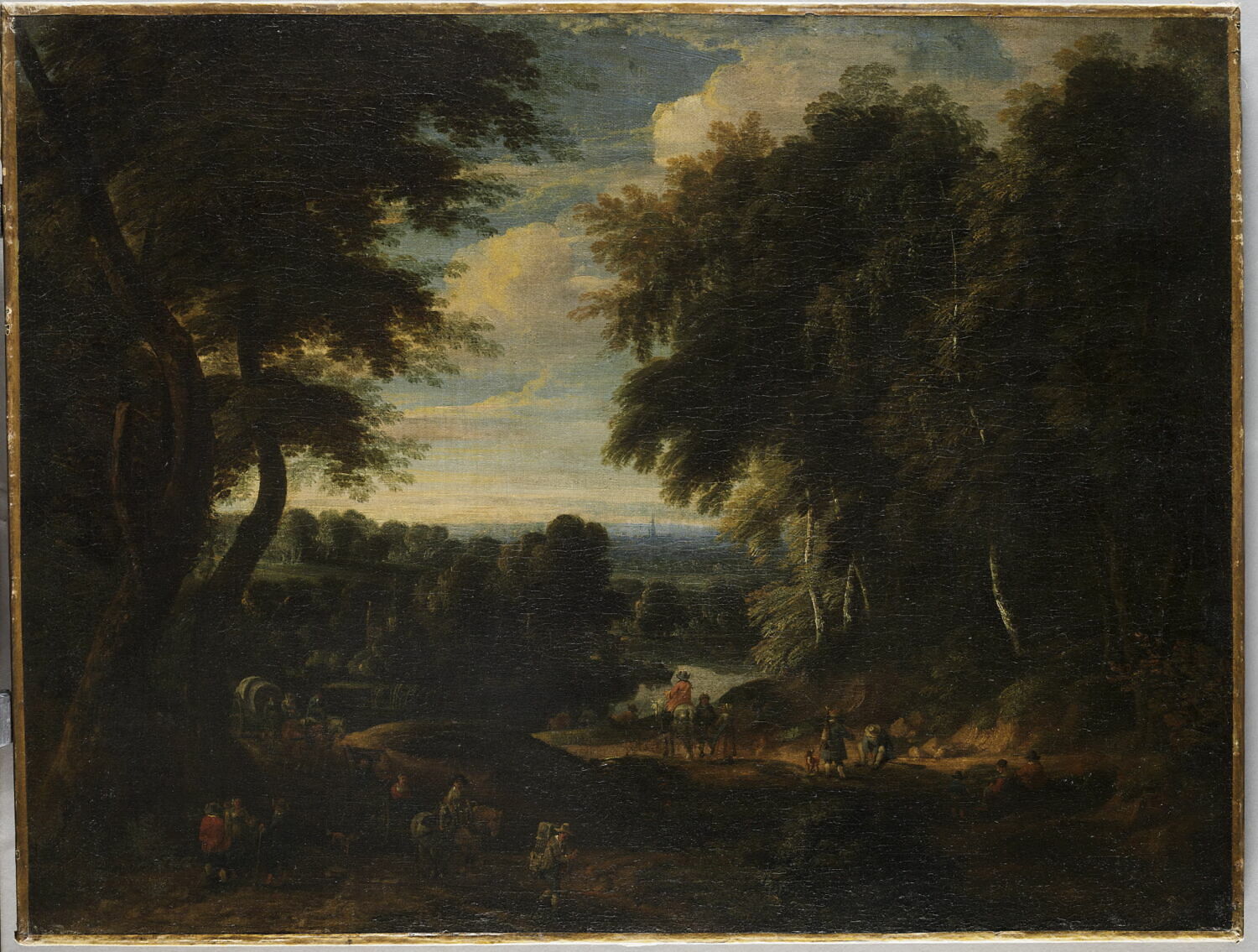 Entrée d'un bois, Arthois, Jacques d', XVIIe siècle (1610)
