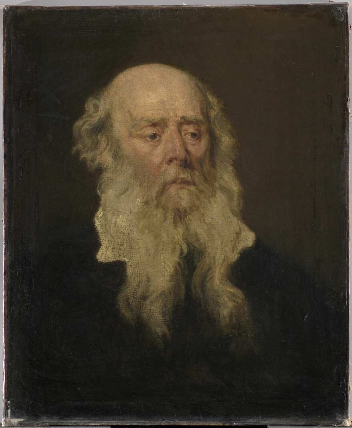 Portrait d'homme âgé, Anonyme, 1e moitié du XVIIIe siècle (1700 - 1750)