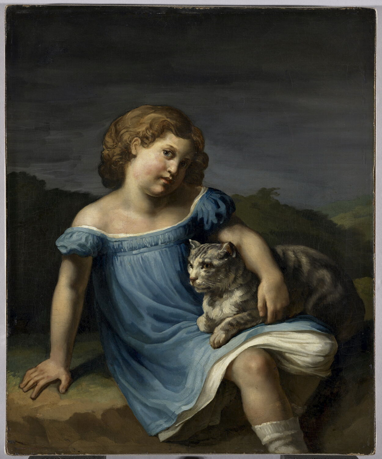 Portrait de Louise Vernet enfant, Géricault, Théodore, 1e quart du XIXe siècle (vers 1818)