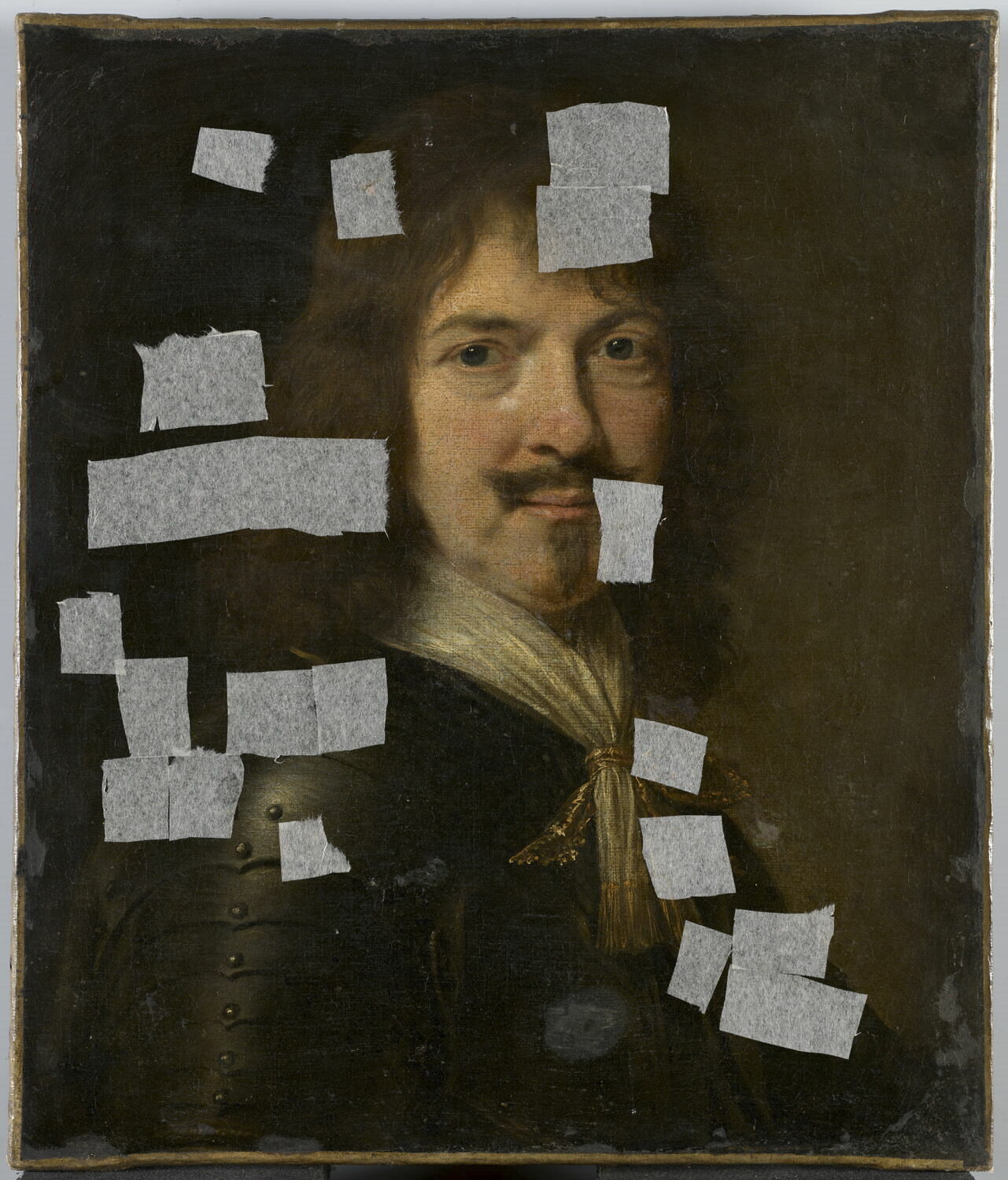 Portrait d'homme en cuirasse, Anonyme, 2e quart du XVIIe siècle (1626)