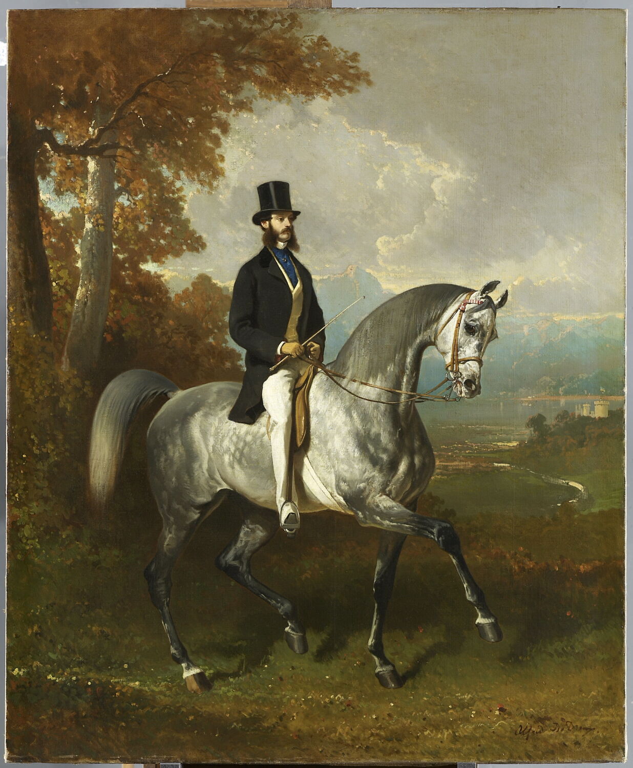 Portrait du comte Jules Alfred de Montgomery (1825-1891), De Dreux, Alfred, 3e quart du XXe siècle (vers 1855 - 1860)