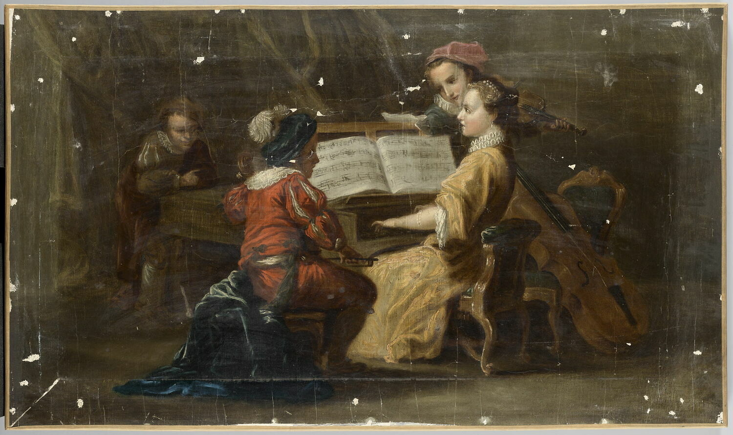 La Musique, Anonyme, 2e moitié du XVIIIe siècle (1750 - 1800)
