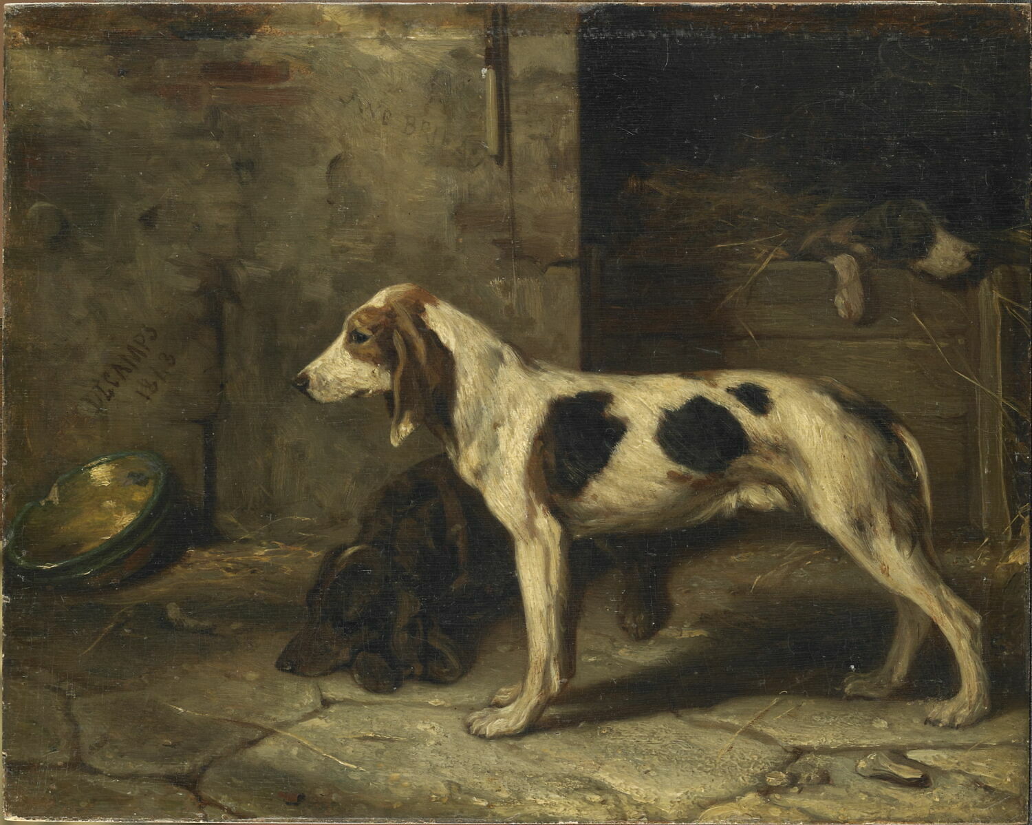 Chiens brifauts., Decamps, Alexandre-Gabriel, 2e quart du XIXe siècle (1843)