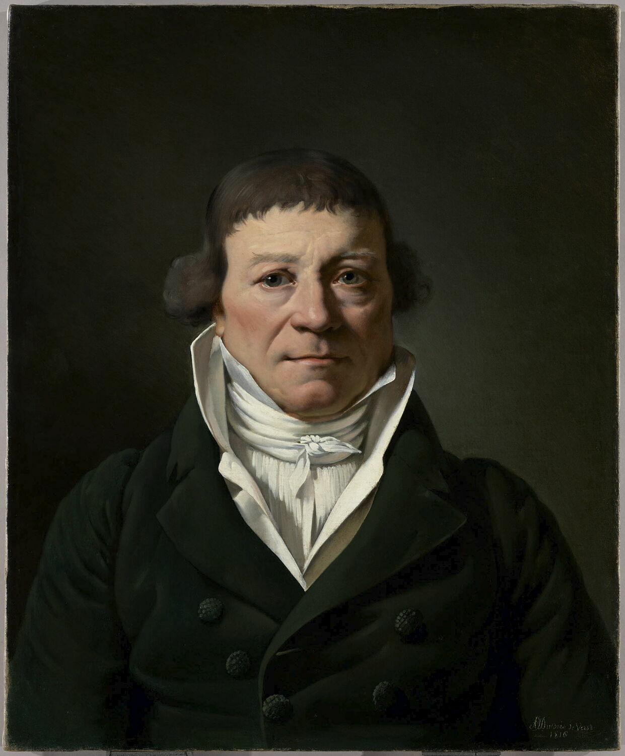 Portrait d'Antoine Huard (v. 1756-1834), Dubois-Drahonet, Alexandre Jean, 1e quart du XIXe siècle (1816)