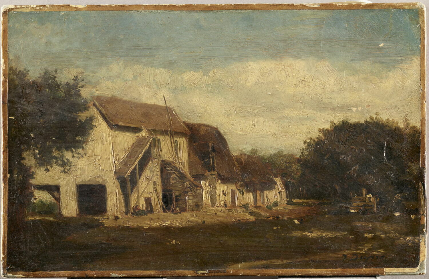 La ferme, Dupré, Jules, 2e quart du XIXe siècle (1825 - 1850)