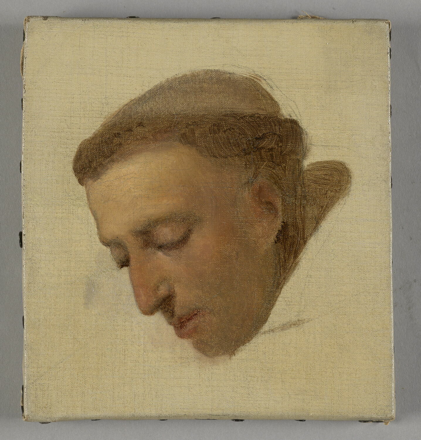 Étude de la tête d'un moine, France, 2e quart du XIXe siècle (1834)