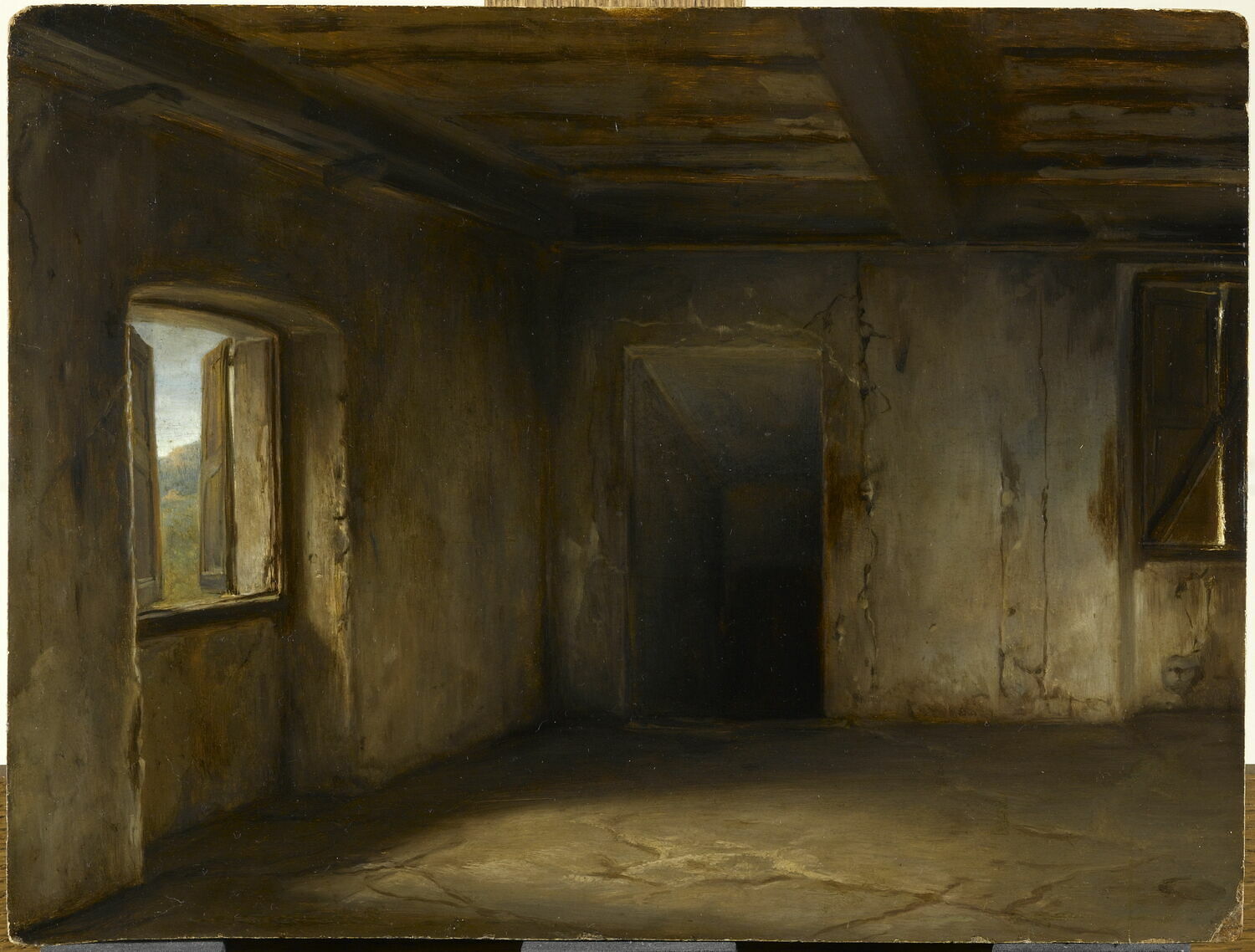 Un intérieur, étude faite à Nice, Delaroche, Paul, 3e quart du XIXe siècle (1854)