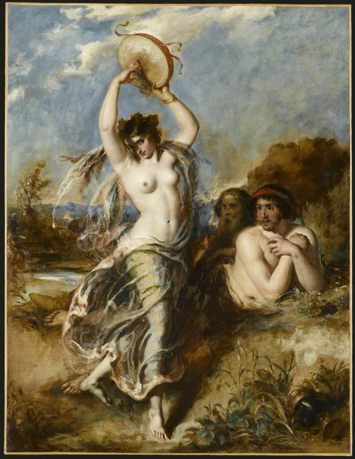 Bacchante au tambourin, Etty, William, 1e moitié du XIXe siècle (vers 1830)
