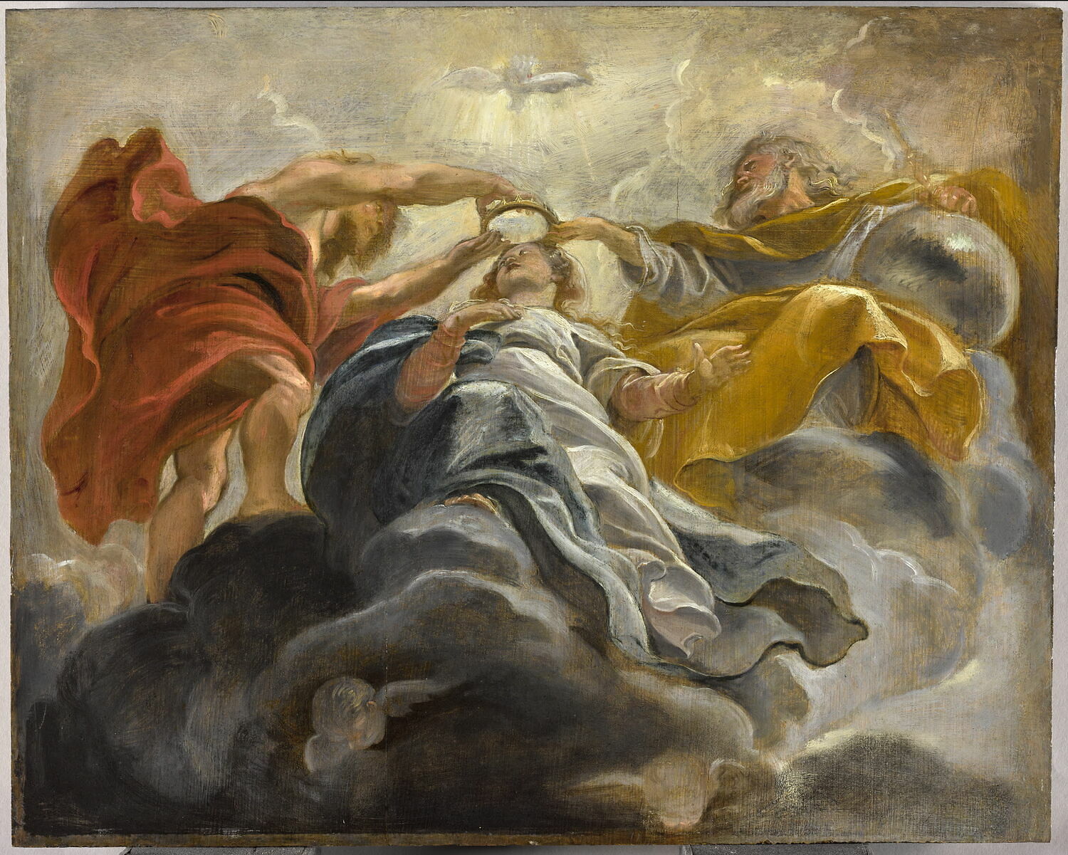 Le Couronnement de la Vierge, Питер Пауль Рубенс, первая четверть XVII века (1600–1625)
