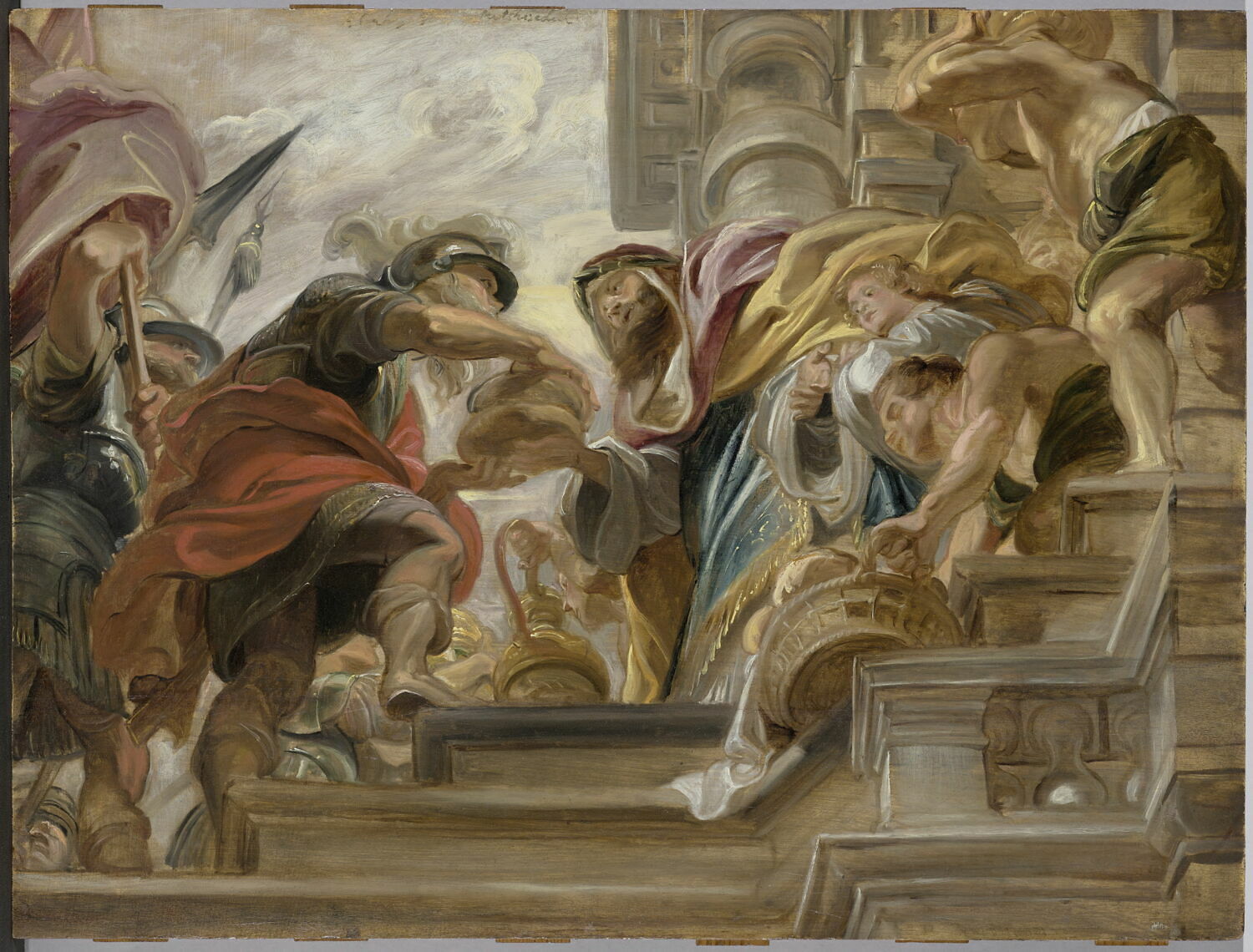 Abraham et Melchisédech, Питер Пауль Рубенс, первая четверть XVII века (1600–1625)