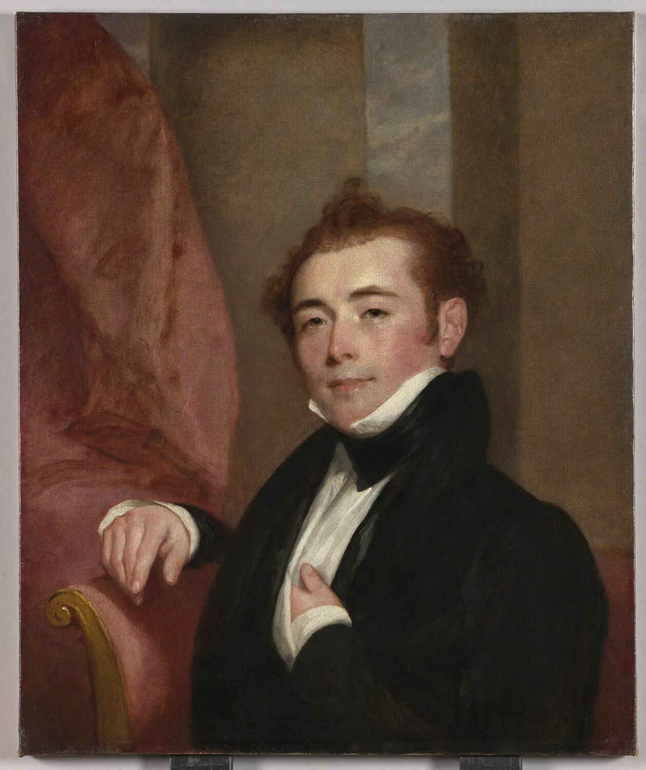 Portrait de George Brown, père du peintre français John Lewis- Brown (1829-1890), Stuart, Gilbert, 2e quart du XIXe siècle (1825 - 1850)