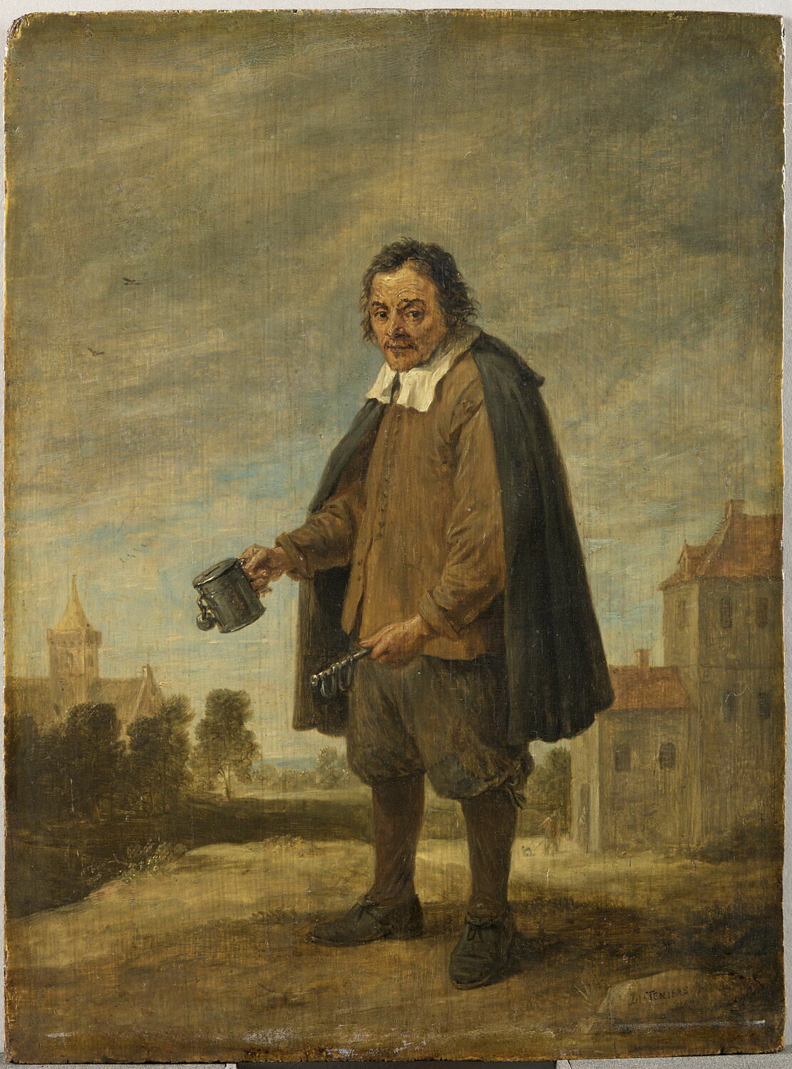 Le Quêteur, Teniers, David II, Milieu du XVIIe siècle (1671)