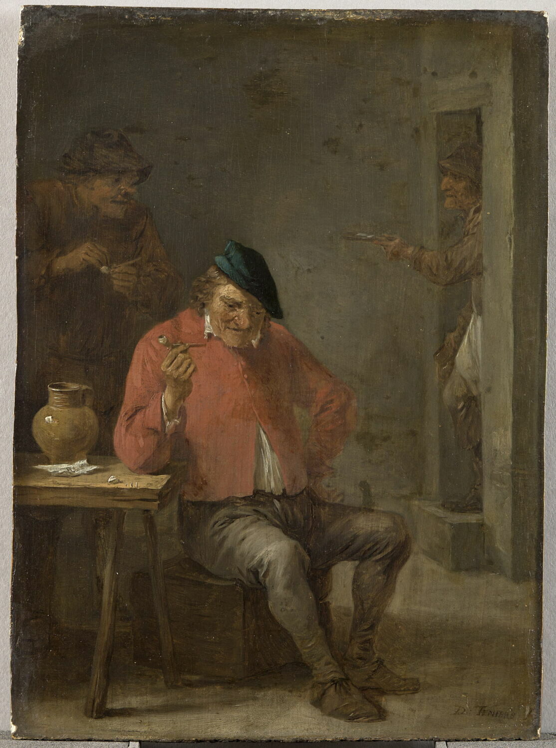 Intérieur de tabagie avec deux fumeurs, Teniers, David II, 2e quart du XVIIe siècle (vers 1645)