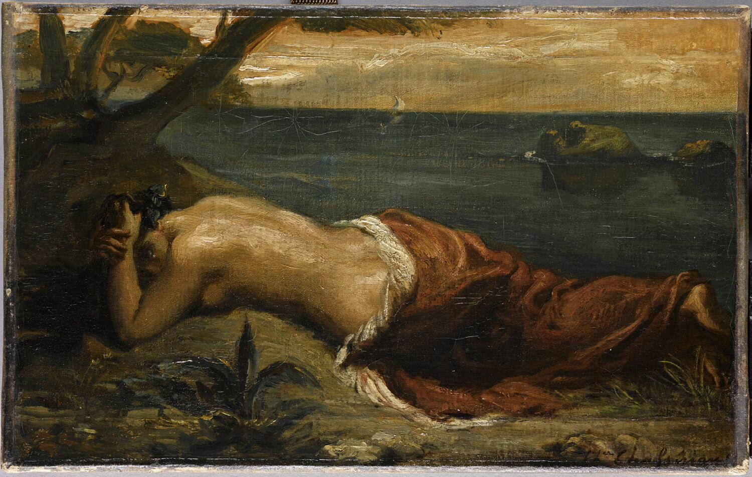 Ariane abandonnée., Chassériau, Théodore, 2e quart du XIXe siècle (1825 - 1850)