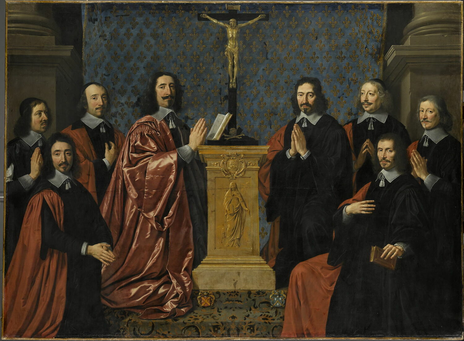 Le Prévôt des marchands et les échevins de la ville de Paris, Champaigne, Philippe de, 2e quart du XVIIe siècle (vers 1648)