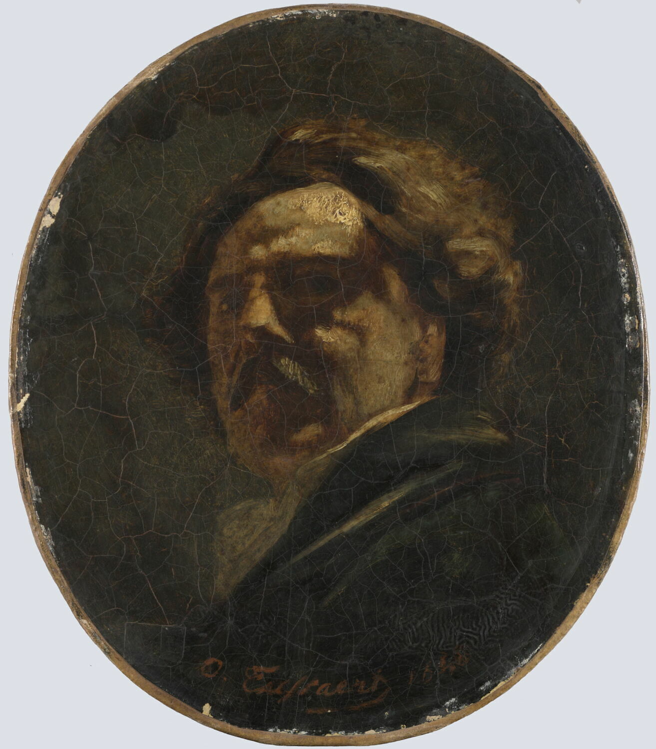 Portrait d'homme, Tassaert, Octave, 2e quart du XIXe siècle (1840)