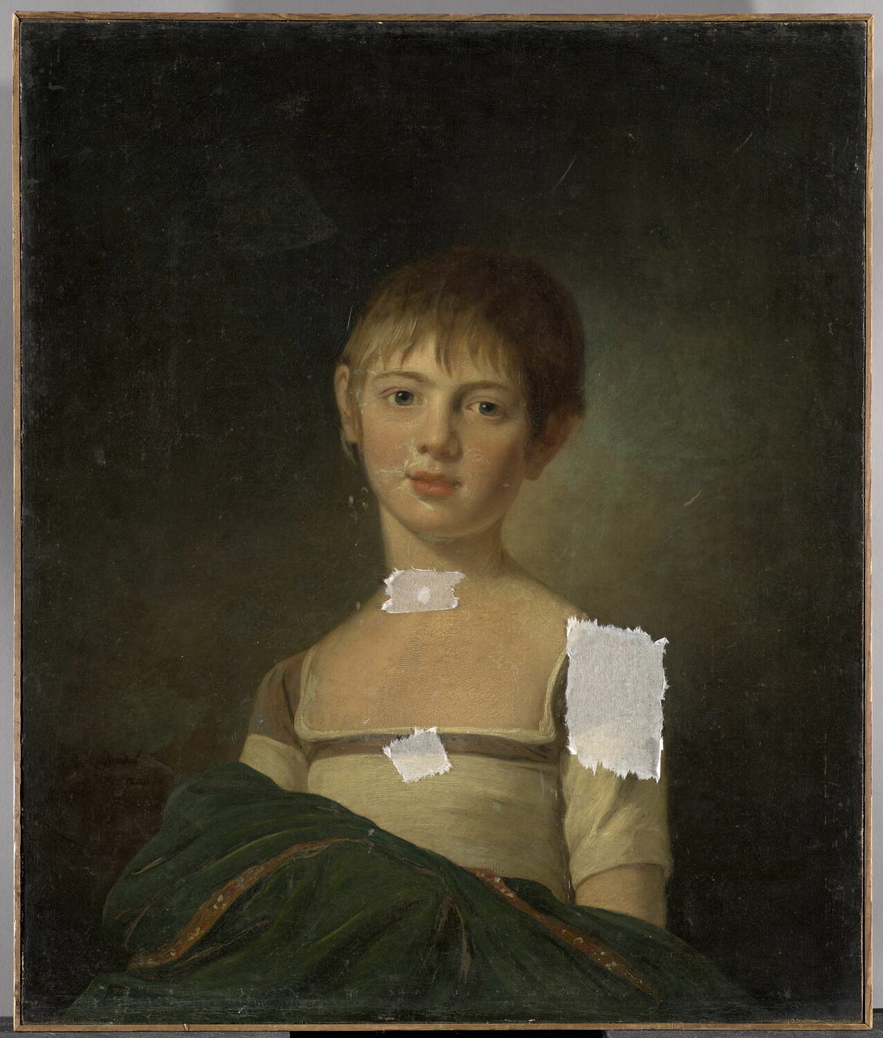 Portrait d'une fillette, Quadal, Martin Ferdinand, 1e quart du XIXe siècle (1802)