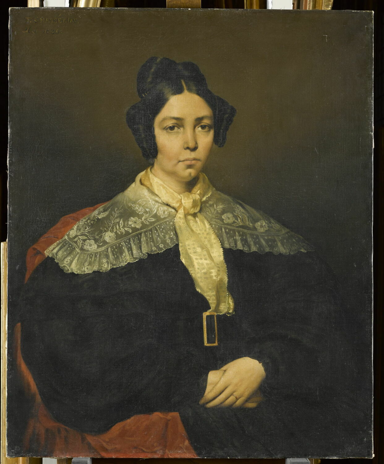 Marie-Madeleine Chassériau, née Couret de la Blaquière (1791-1866), mère de l'artiste., Chassériau, Théodore, 2e quart du XIXe siècle (1836)