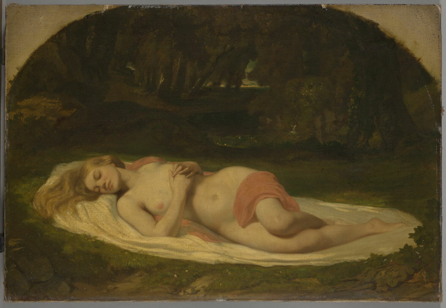 Nymphe endormie, Tissier, Ange, 2e quart du XIXe siècle (vers 1844 - 1849)